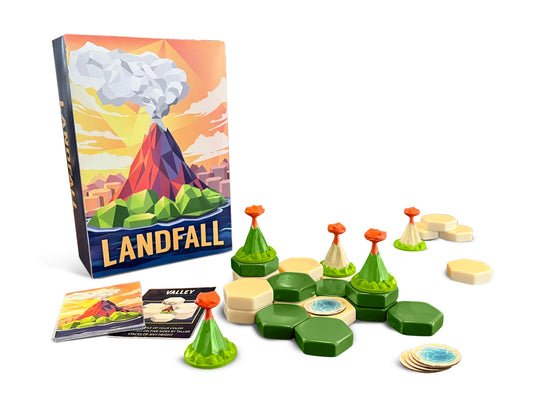 PRE-ORDER Landfall: A Cozy Volcano Island-Building Game