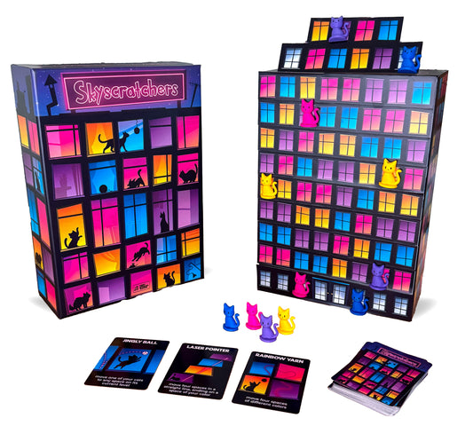 PRE-ORDER Skyscratchers: A Sneakily Strategic Game of Escaped Cats